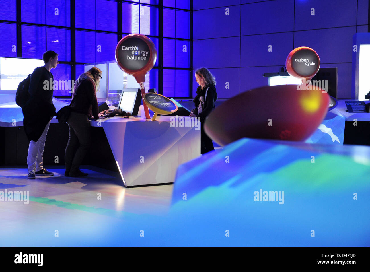 London, Vereinigtes Königreich, ändern Kunstinstallationen auf das Klima im Science museum Stockfoto