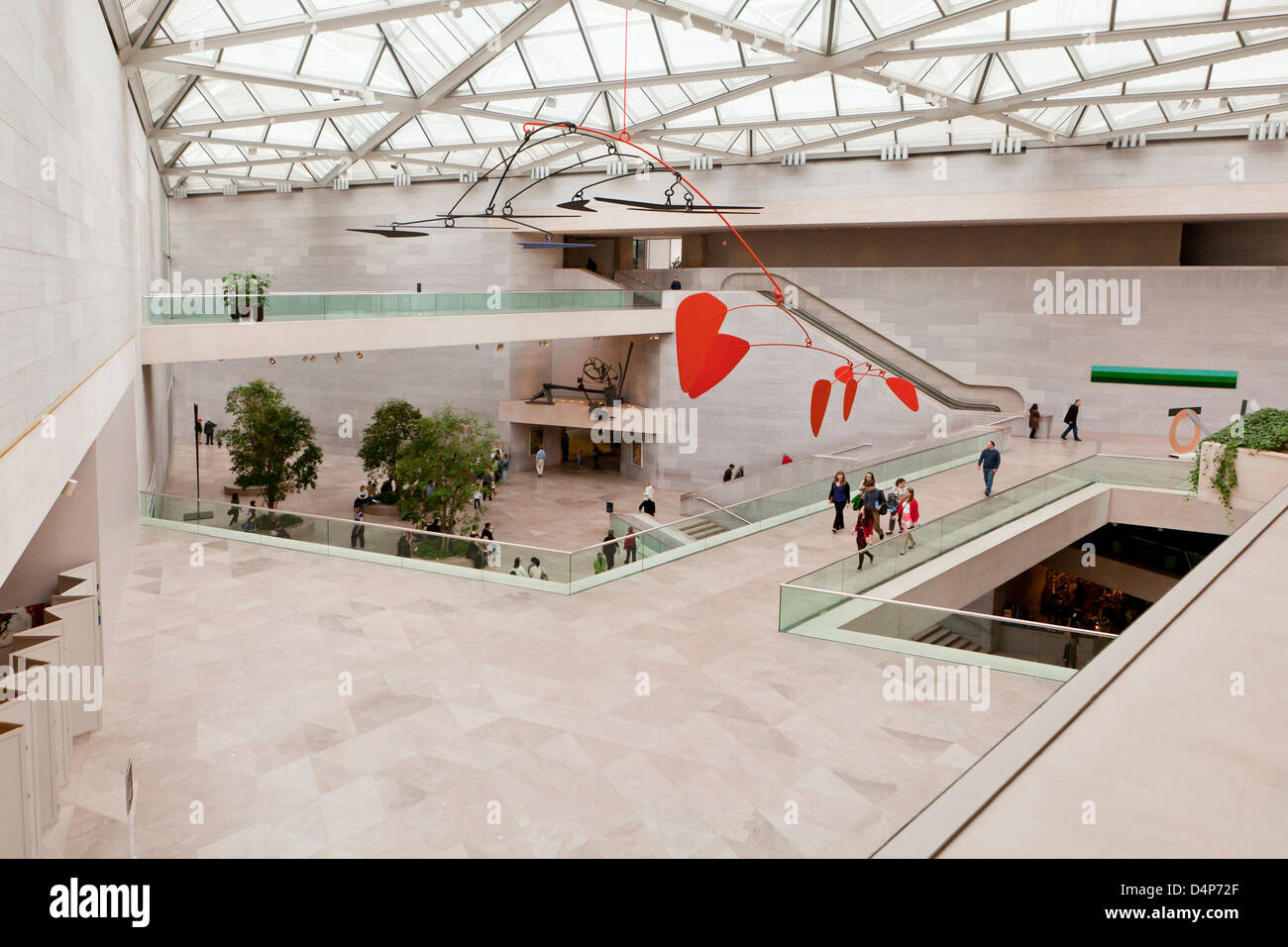 Innenraum des Smithsonian American Art Museum, East building, Washington DC Stockfoto