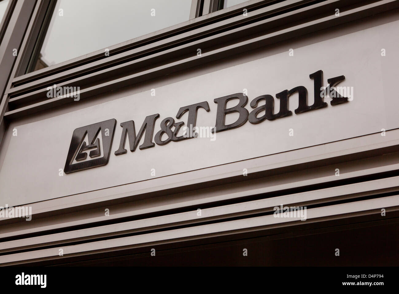M & T Bank Zeichen Stockfoto