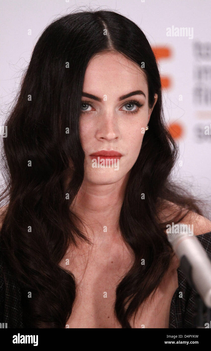 US-Schauspielerin Megan Fox besucht die Pressekonferenz zum Film? Jennifer? s Körper? während des 34. Toronto International Filmfestival in Toronto, Kanada, 11. September 2009. Foto: Hubert Boesl Stockfoto