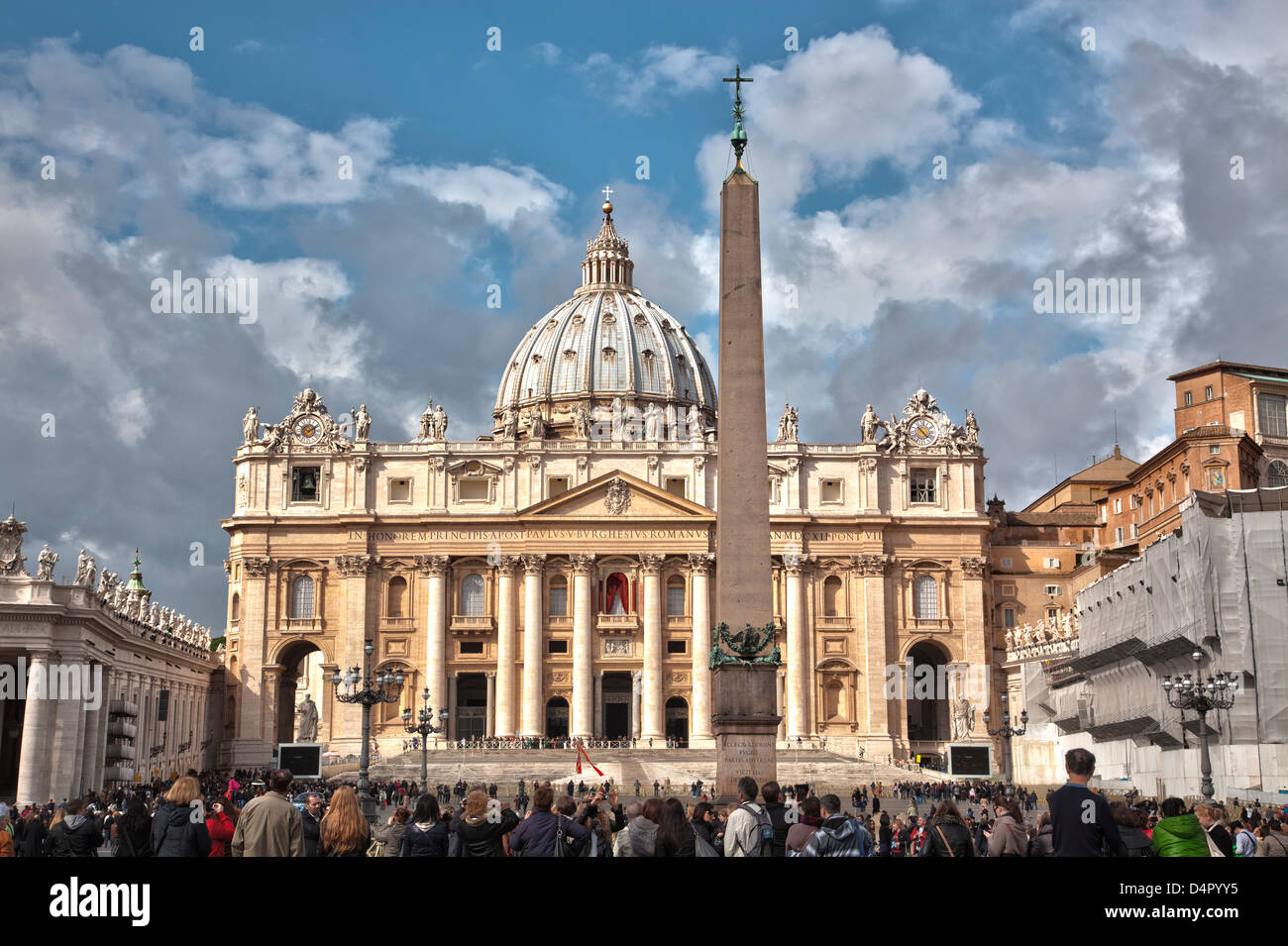 Der Petersdom in Rom, Italien Stockfoto