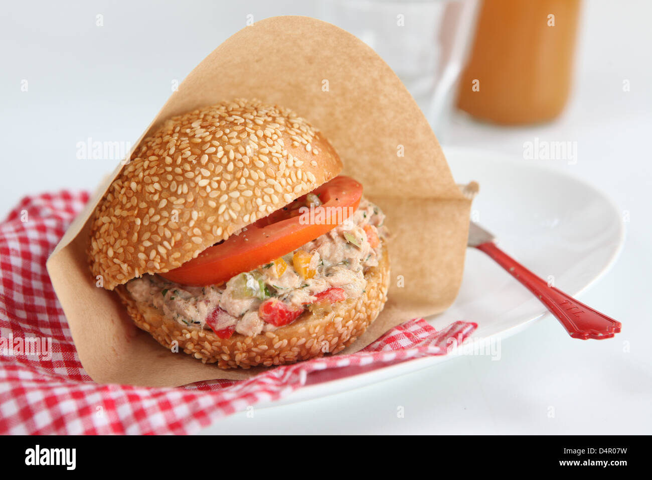 Thunfischsalat Sandwichaufstrich Stockfotos und -bilder Kaufen - Alamy