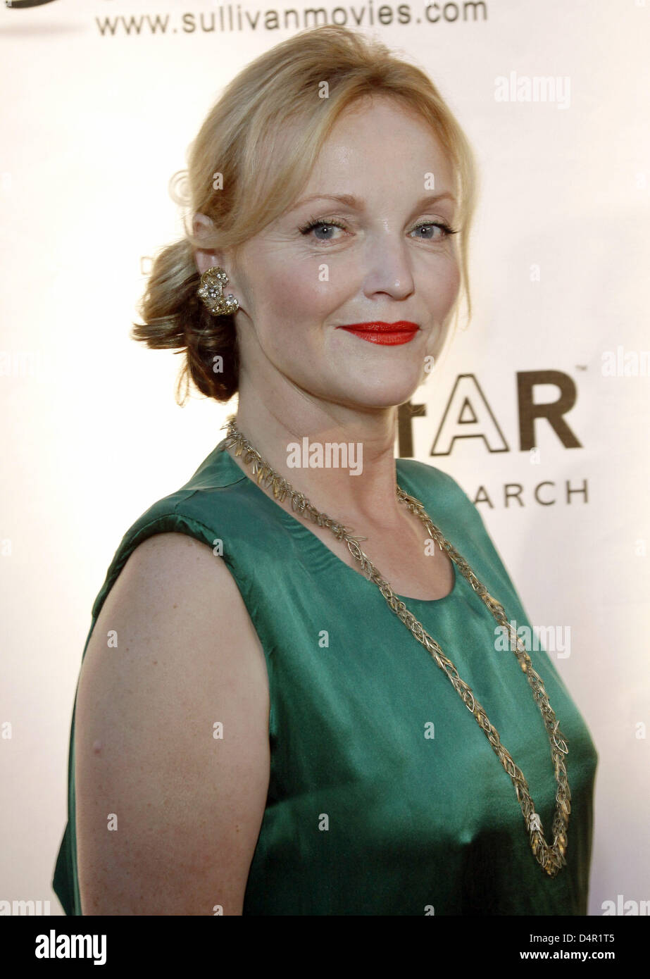 Britische Schauspielerin Miranda Richardson besucht das Kino gegen Aids Gala welche Vorteile AmfAR (The Foundation for AIDS Research) während der 34. jährlichen Toronto International Film Festival in Toronto, Kanada, 15. September 2009. Die Black-Tie Gala verfügt über ein cocktail-Empfang, Abendessen, live-Auktion und Unterhaltung und AmfAR und Dignitas International profitiert. Foto: Hubert Bo Stockfoto