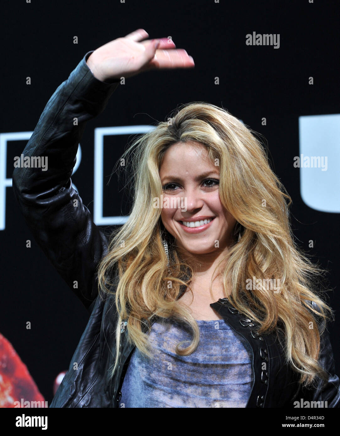 Kolumbianische Sängerin Shakira auf? BURDA LIVE? in Offenburg, Deutschland, 21. September 2009. Zum ersten Mal in Deutschland eingeführt, der 32 Jahre alte Sängerin ihre sozialen Projekte. FOTO: PATRICK SEEGER Stockfoto