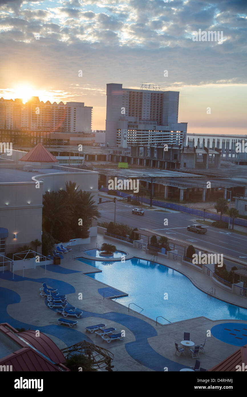 Biloxi, Mississippi - The Grand Casino, eines der mehr als ein Dutzend Casinos in Biloxi. Stockfoto