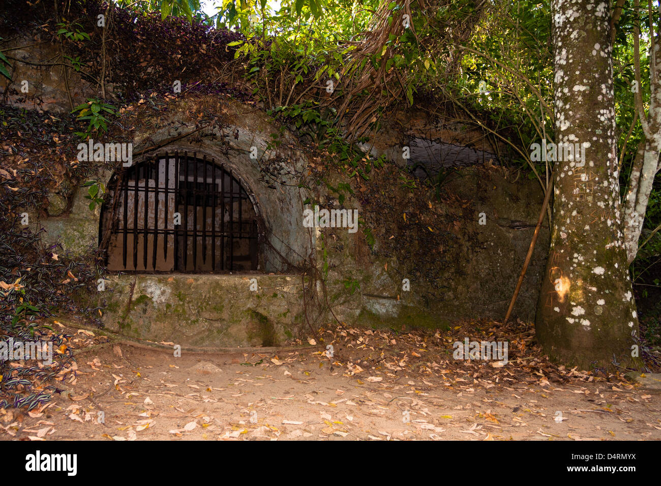 Ruinas do Lazareto, Ilha Grande, Angra dos Reis, Bundesstaat Rio de Janeiro, Brasilien Stockfoto