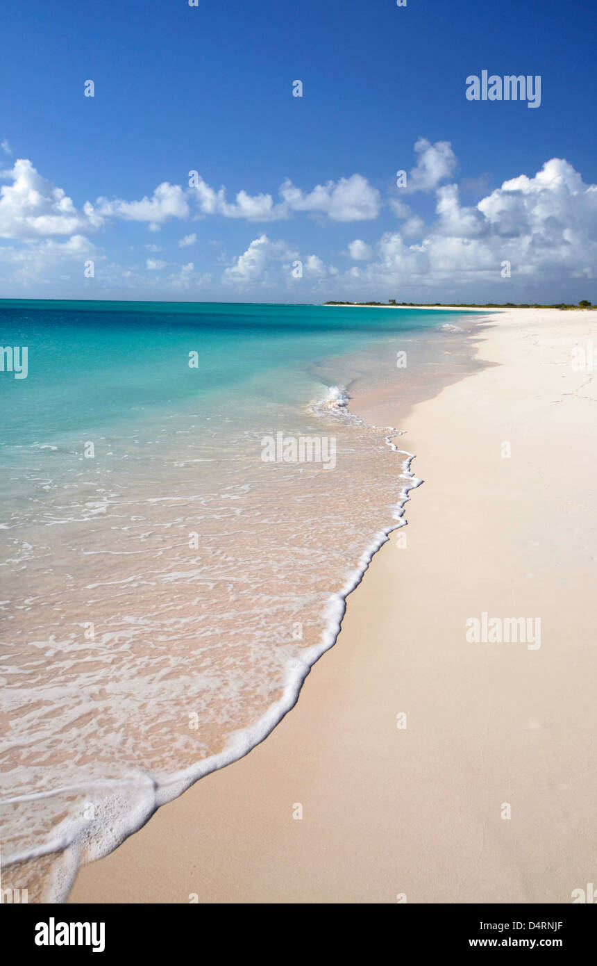 Sandstrand, Anegada, British Virgin Islands. Stockfoto