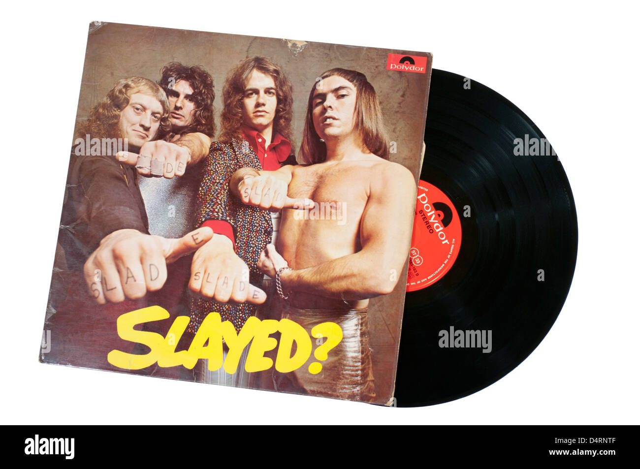 Slade Slayed Vinyl-Schallplatte LP Stockfoto