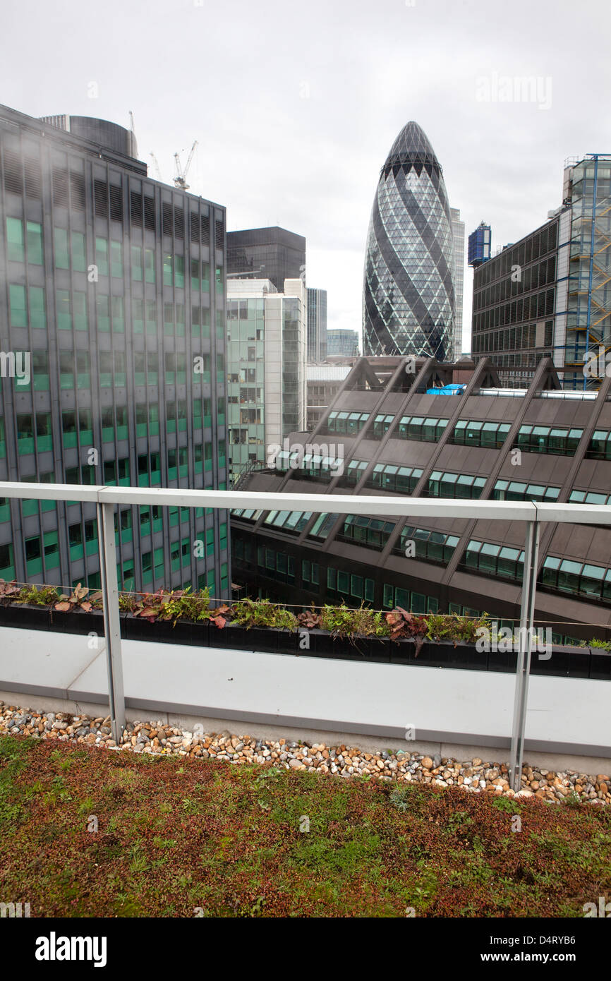 England, London, Sir Norman Foster Gebäude Stockfoto