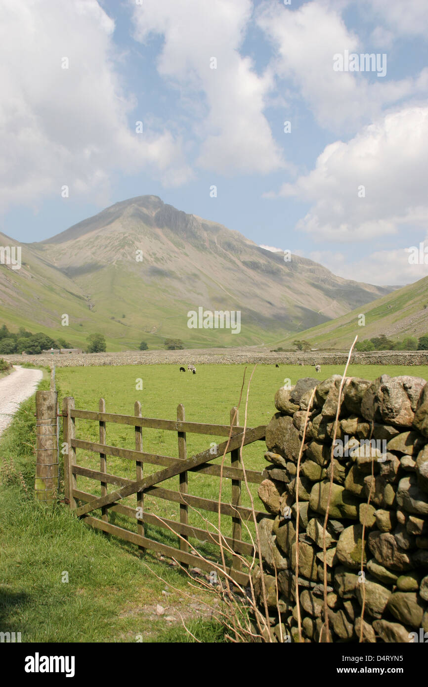 Großen Giebel aus Wasdale Head Cumbria England UK Stockfoto