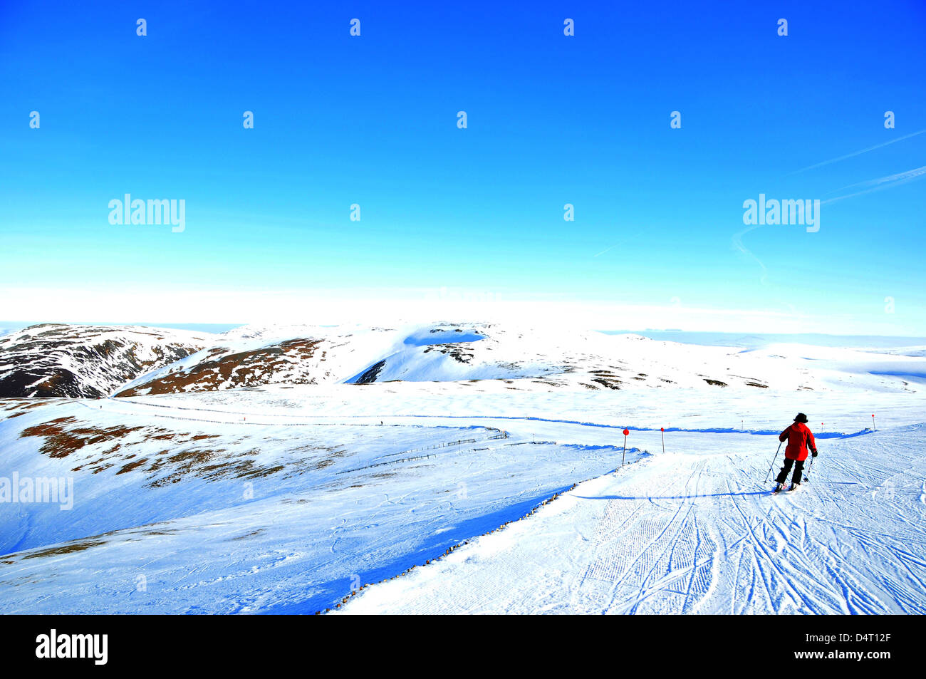 An der Spitze der Glas Maol, Glenshee Stockfoto