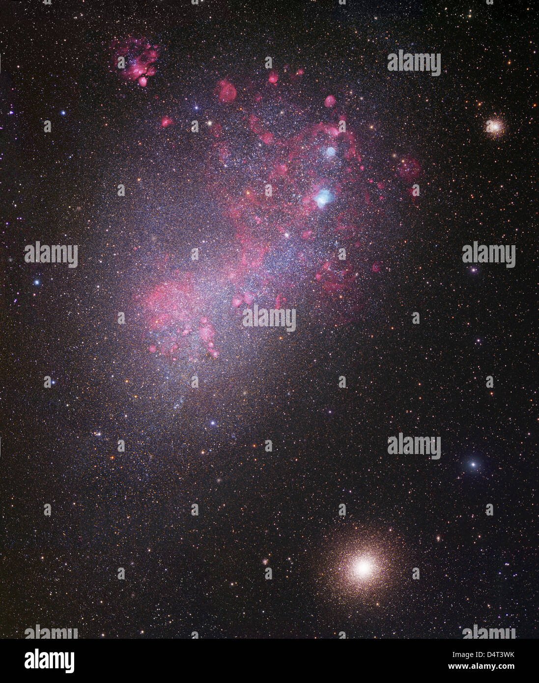 Die kleine Magellansche Wolke, NGC 292. Stockfoto
