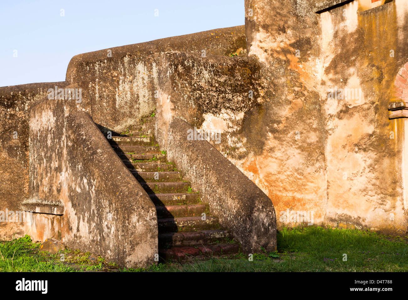 Fasil Ghebbi, einen festungsartigen königliche Gehege, Gonder, Äthiopien Stockfoto