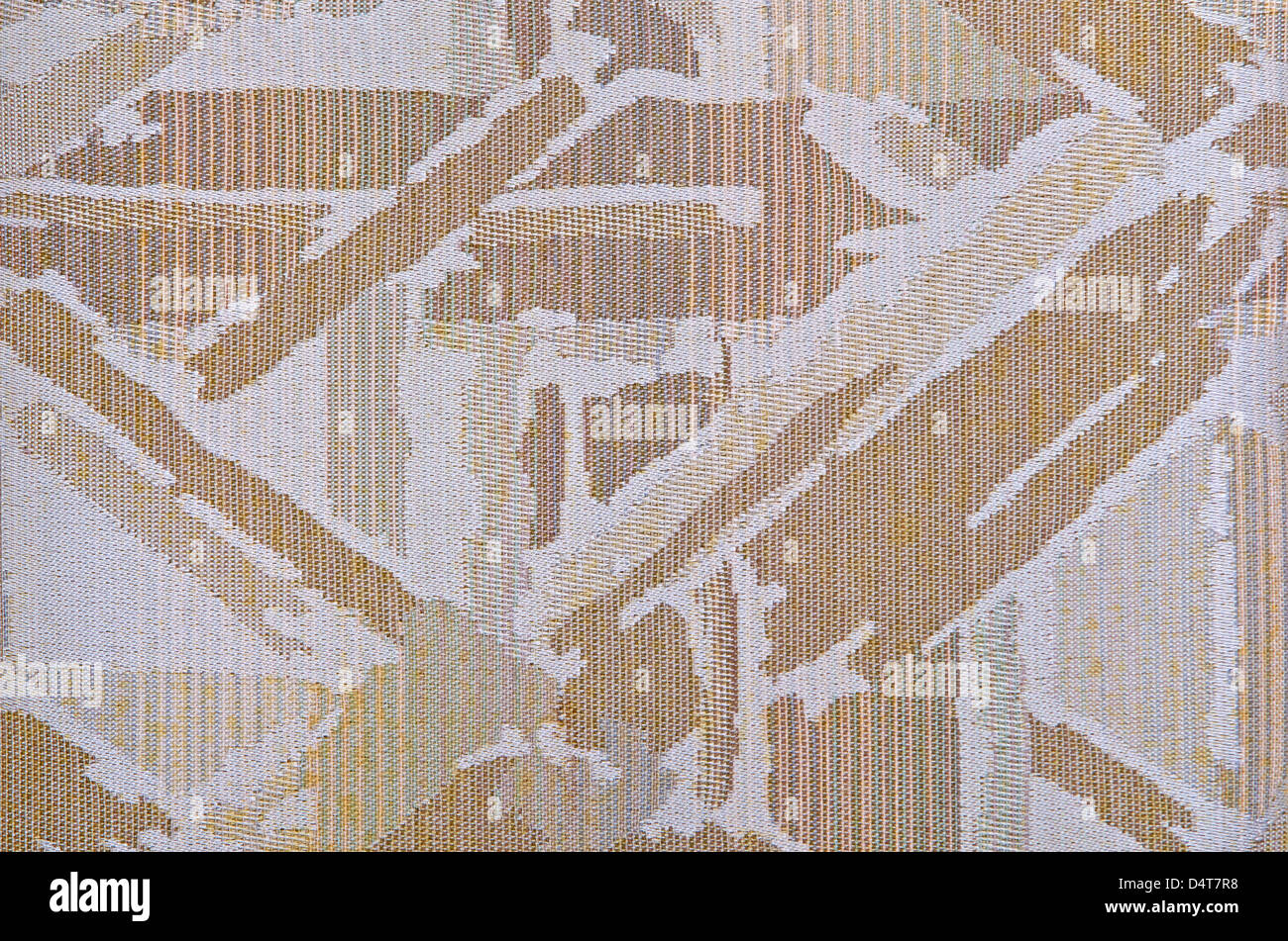 Textil-Hintergrund in Erdfarben Stockfoto