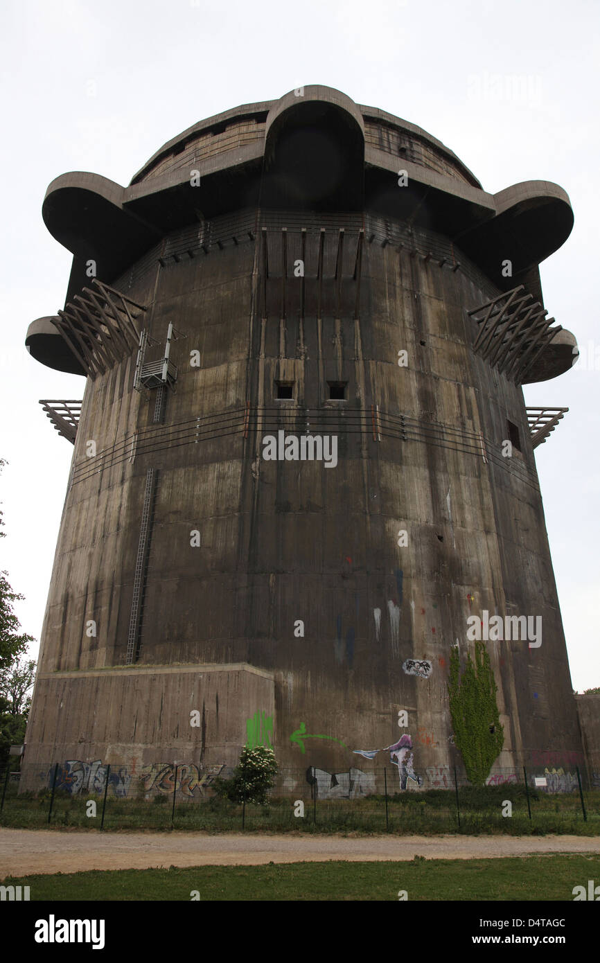 Reste der Flak GTurm, Flakturm VII im Augarten, Österreich