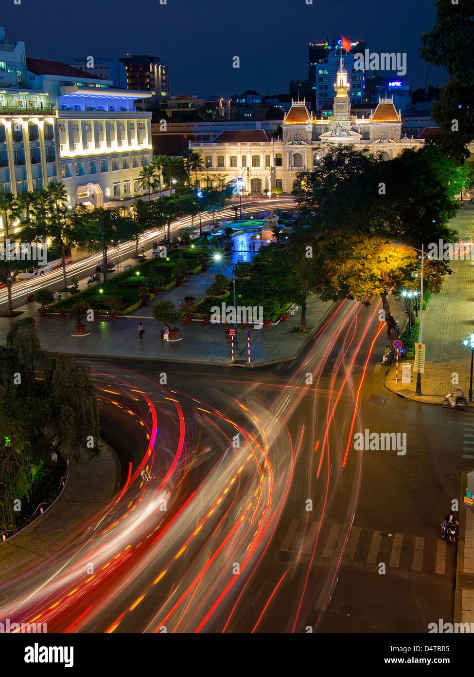 Hotel Rex und City Hall, Saigon, Vietnam Stockfoto
