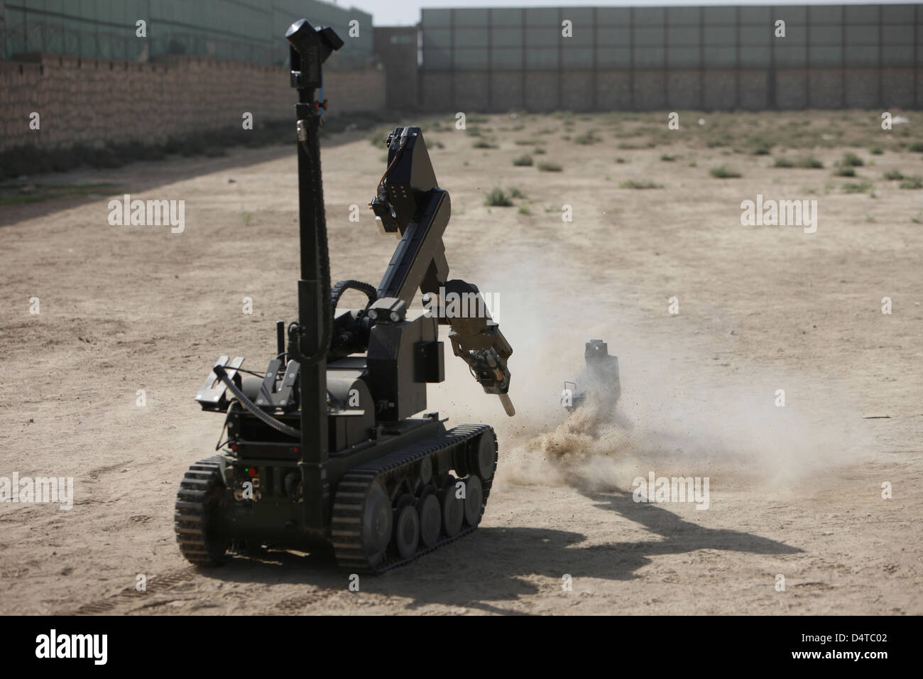 Die tEODor schwere Roboter zur Bombenräumung. Stockfoto