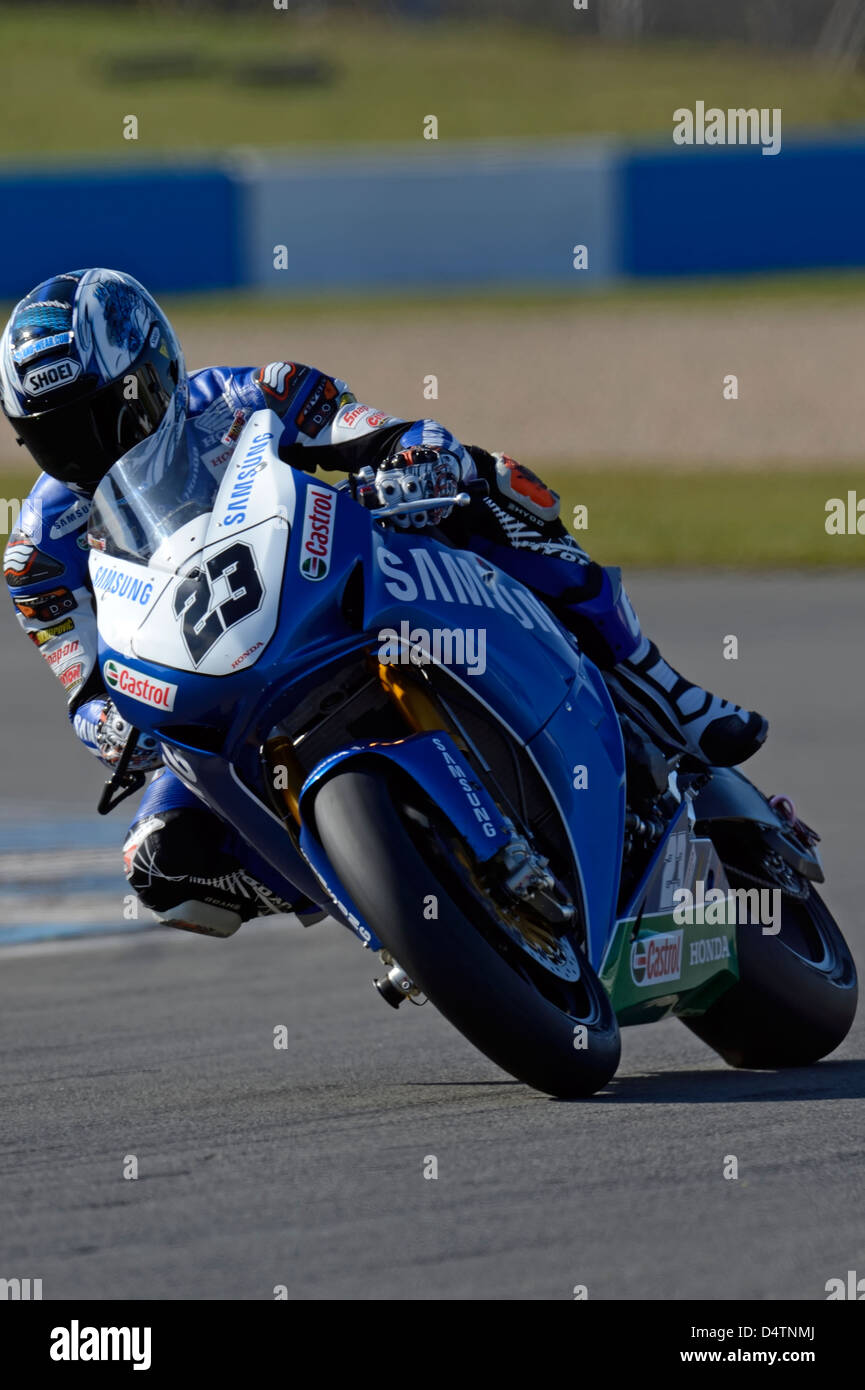 Ryuichi Kiyonari auf der Honda, Bsb 2013 Stockfoto