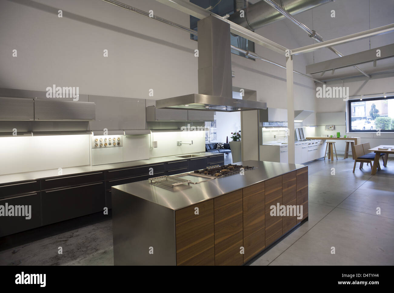 Home Möbel Showroom Store in Italien Stockfoto