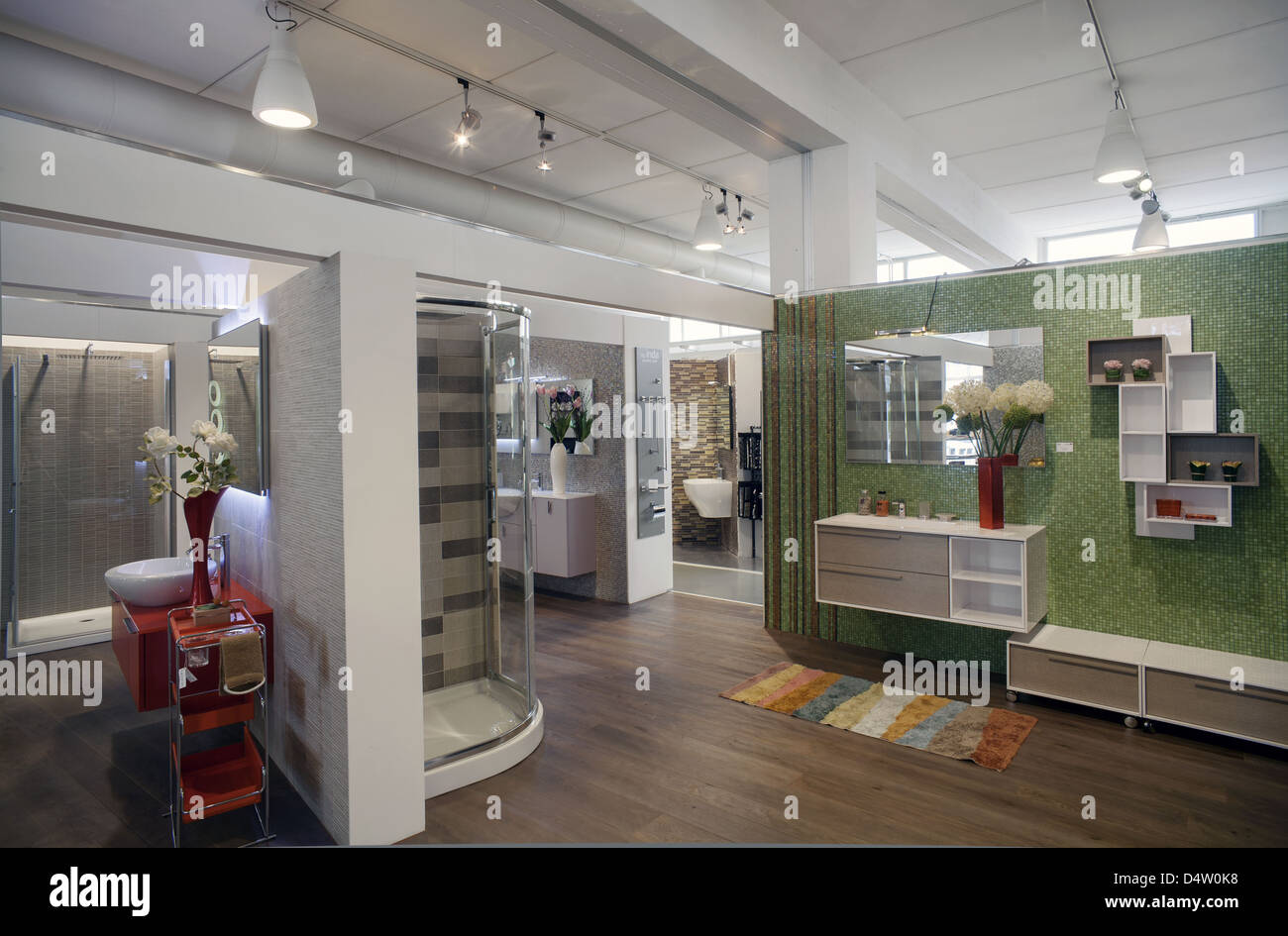 Home Möbel Showroom Store in Italien Stockfoto