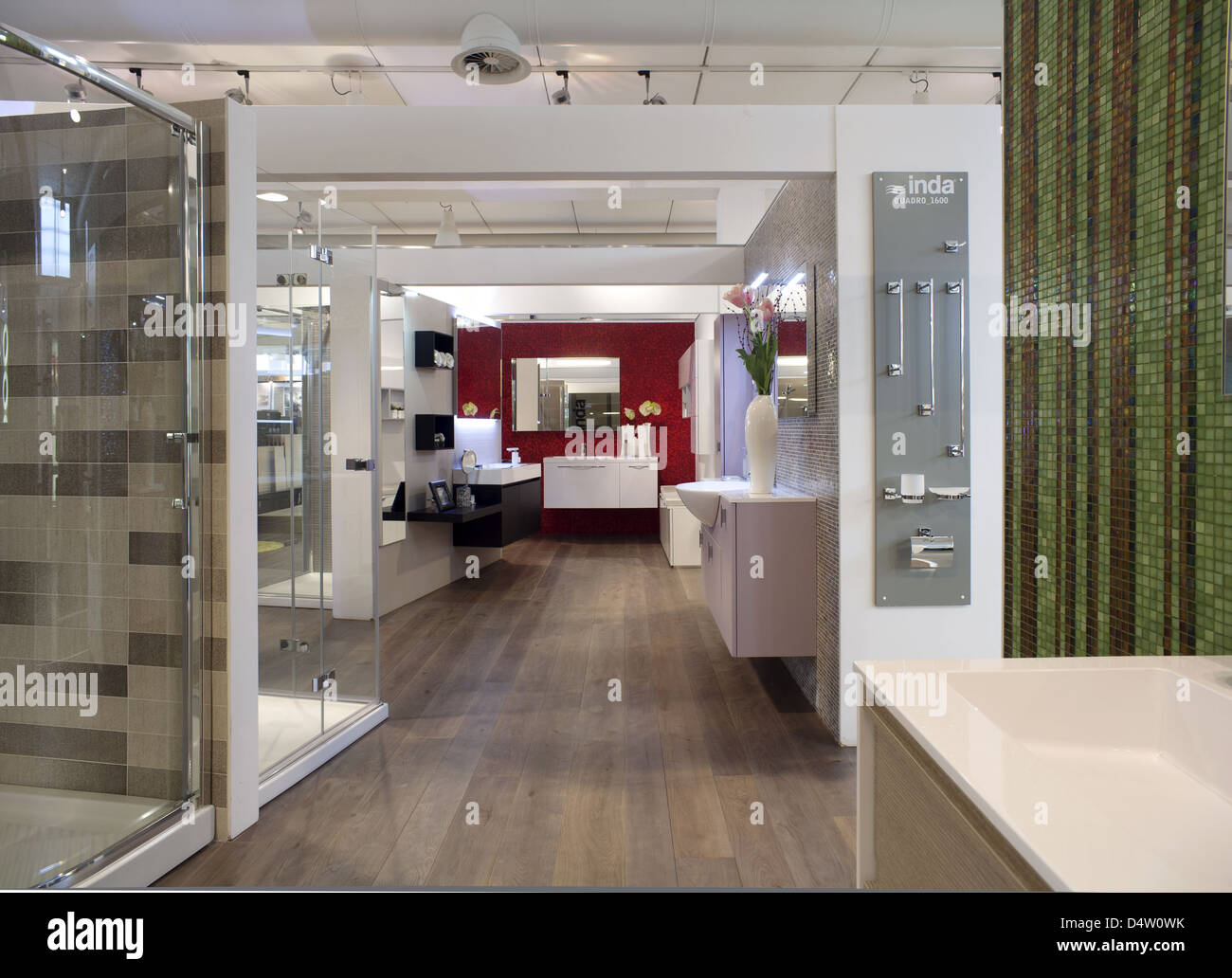 Home Möbel Showroom Store in Italien Stockfoto