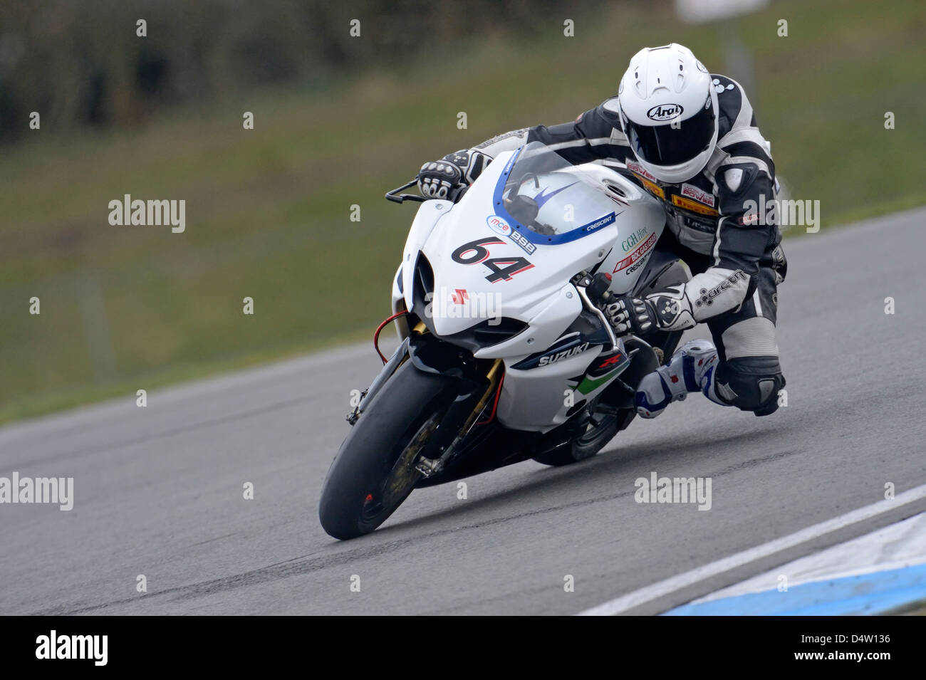 Aaron Zanotti auf der Suzuki, Bsb 2013 Stockfoto