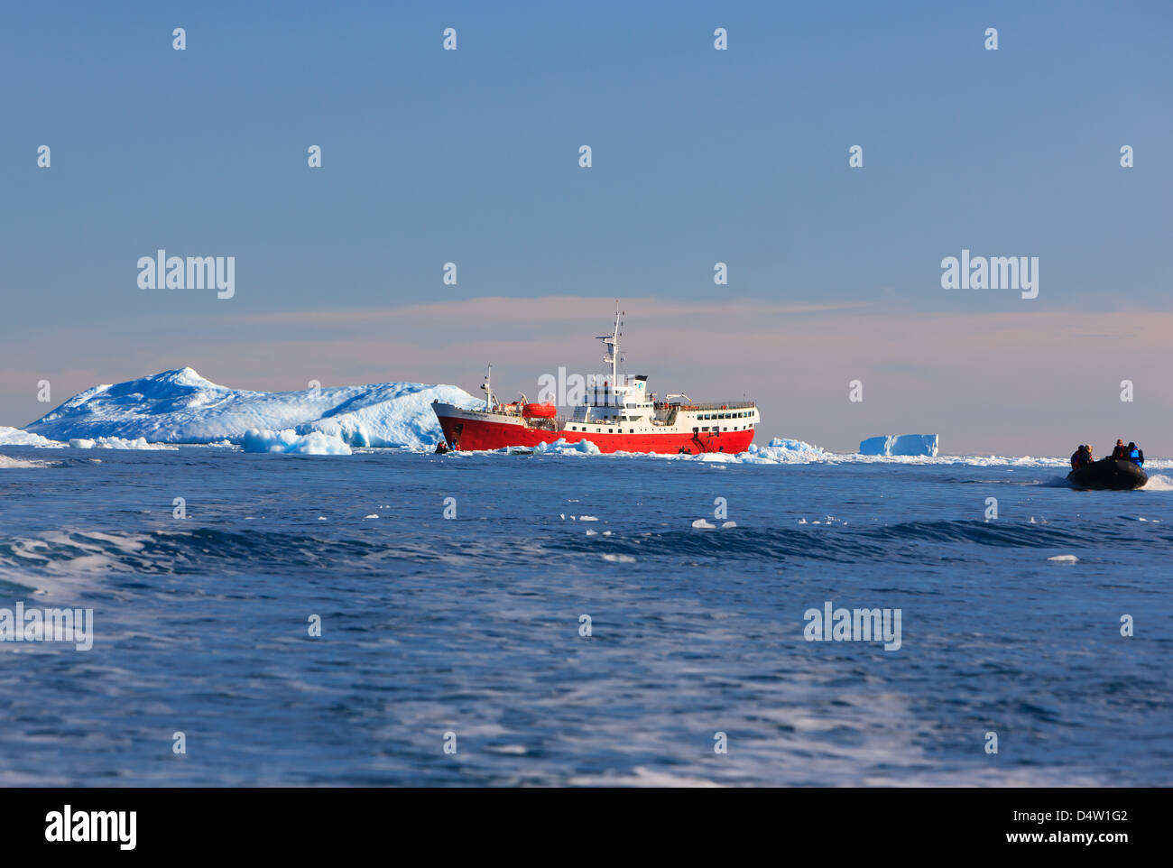 Antarctic Dream bei Røde Ø, Scoresbysund, Ostgrönland Stockfoto