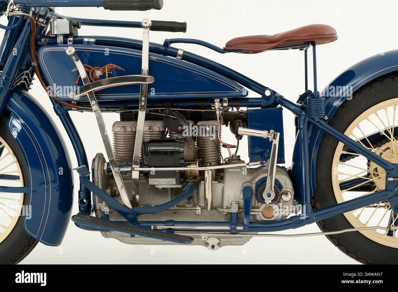 1923-Ace-Motorrad Stockfoto