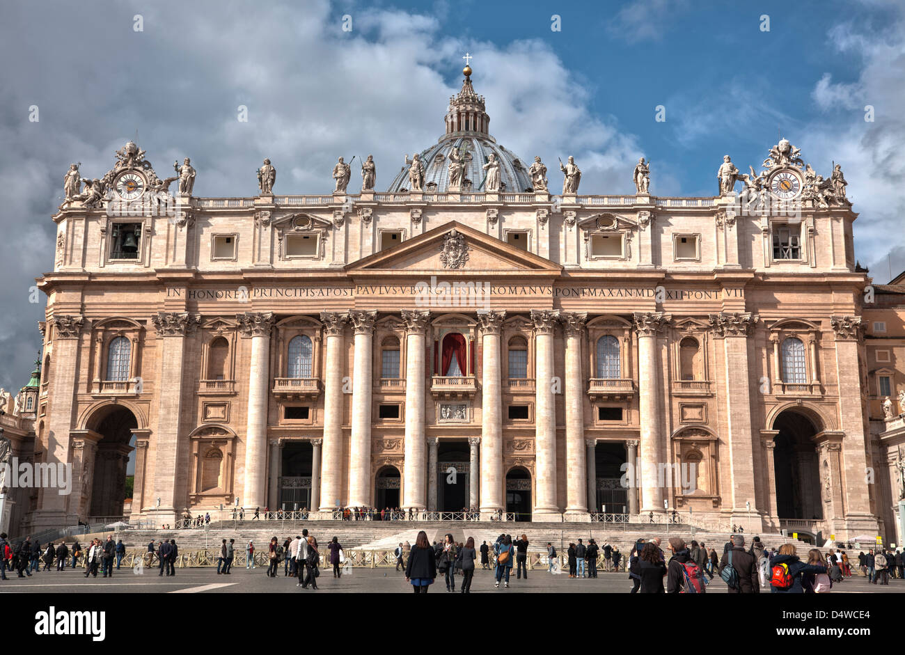 Der Petersdom in Rom, Italien Stockfoto