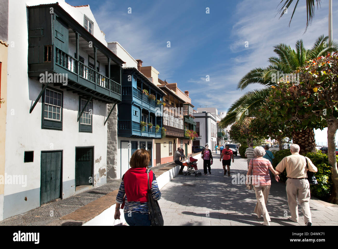 LA PALMA. SANTA CRUZ DE LA PALMA Stockfoto