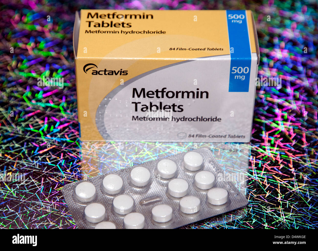 Metformin Tabletten gegen Diabetes möglicherweise auch wirksam wie eine  Krebsbehandlung, London Stockfotografie - Alamy