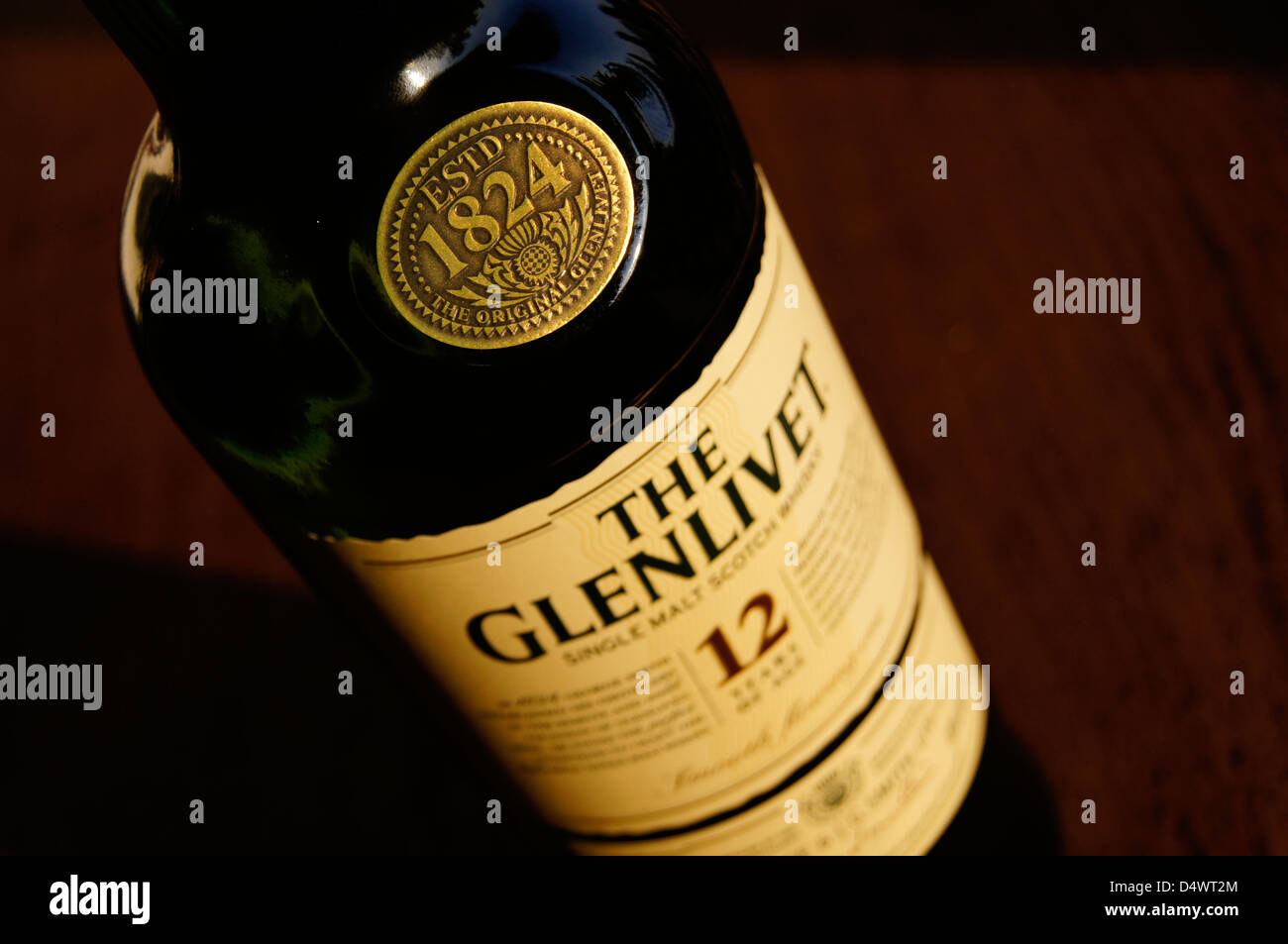 Der Glenlivet Scotch Whisky Stockfoto