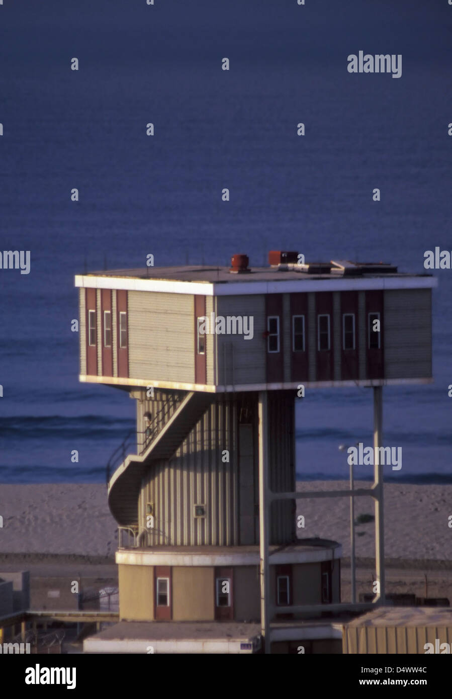 Oberseite Ansicht des Turmes Basic Underwater Demolition Dichtung 50-Fuß-Tauchgang. Stockfoto
