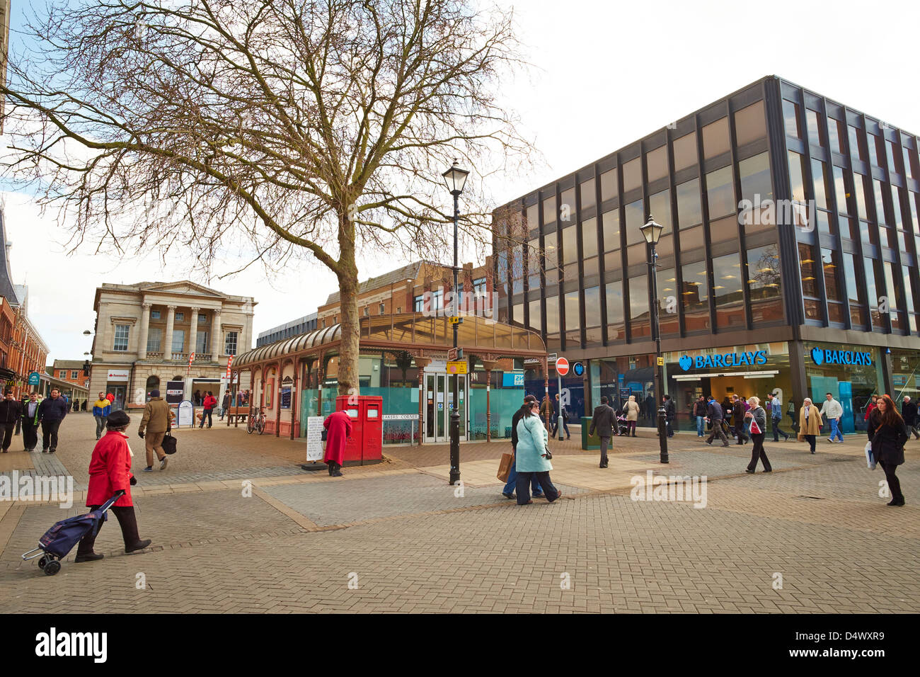 Speakers Corner, High Street Lincoln Lincolnshire England Stockfoto