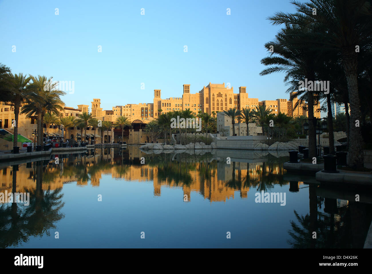 Madinat Jumeirah, Dubai, Vereinigte Arabische Emirate Stockfoto