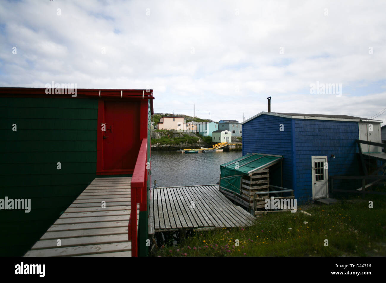 Rose Blanche ist eine malerische Fischerei Villiage liegt in Neufundland. Die kanadische Presse Bilder/Lee Brown Stockfoto