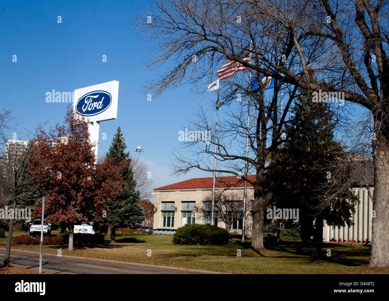 Montagewerk von Ford Twin Cities, im 19. Dezember 2011 geschlossen. St Paul Minnesota MN USA Stockfoto