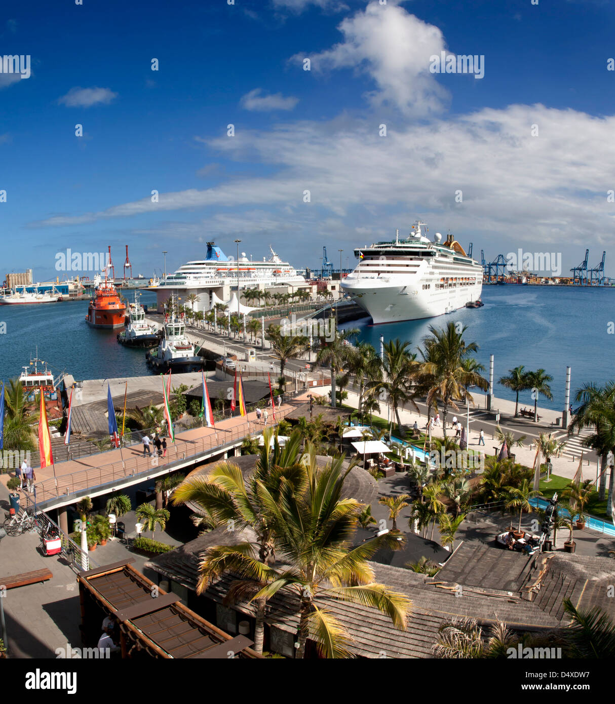 Elegantes Las Palmas Hafen Bild