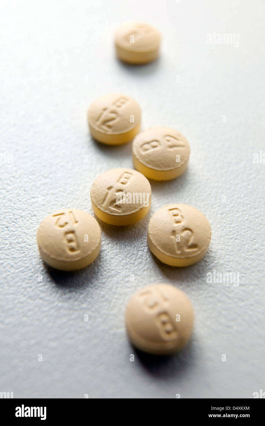 VITAMIN B12 Stockfoto