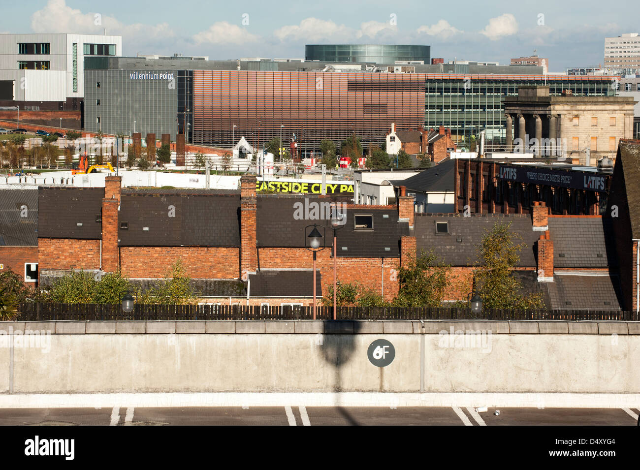 Eastside, Birmnghams lebendigen neuen Stadtviertels, UK Stockfoto