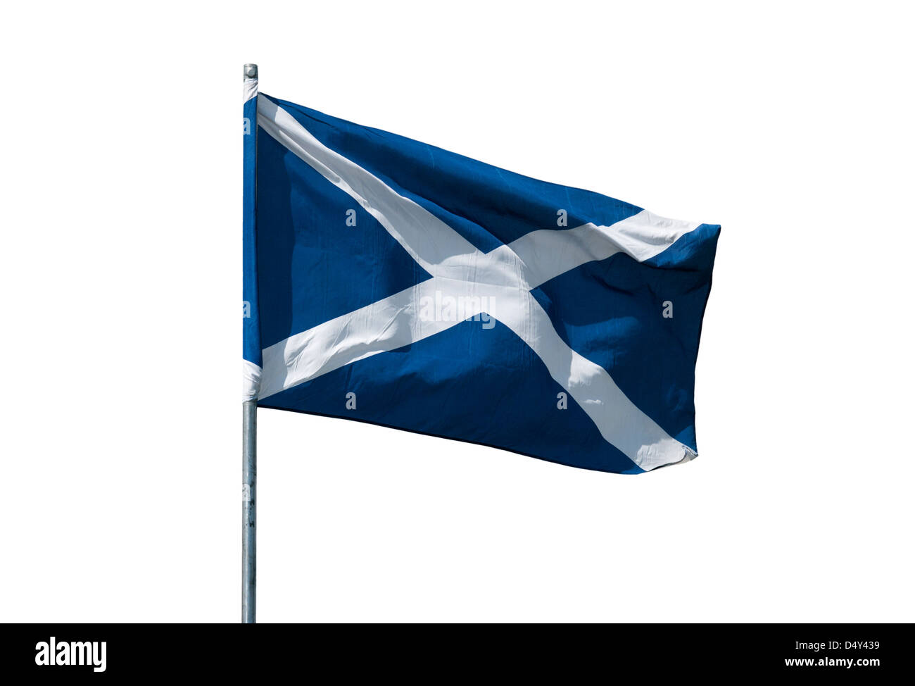 Schottischen Nationalflagge Stockfoto