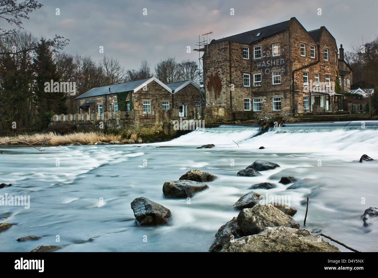 Die alte Salze Wash Mühle. Stockfoto