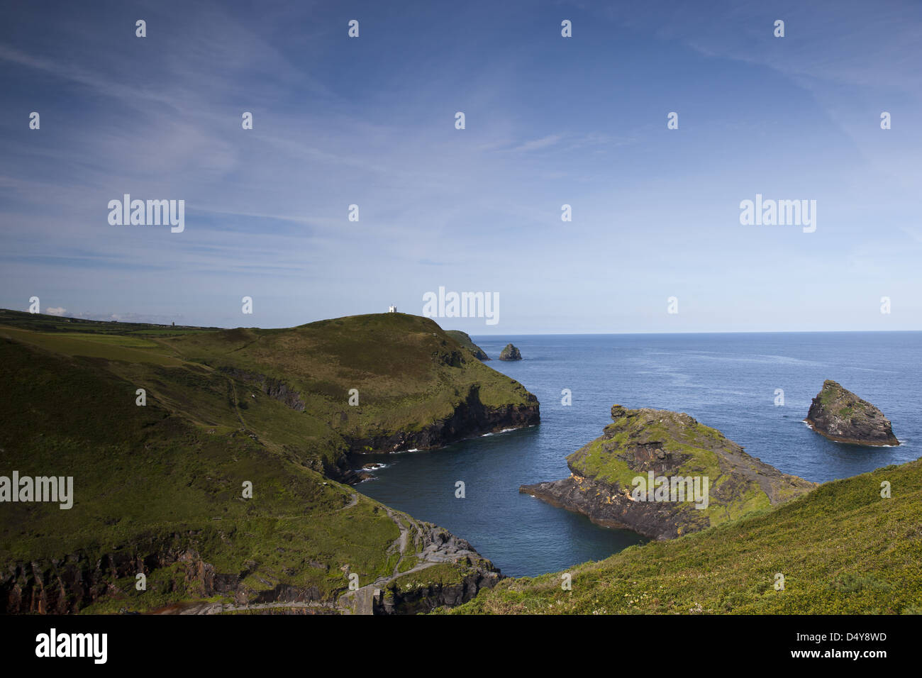 South West Coast Path, Boscastle Crackington Hafen Stockfoto