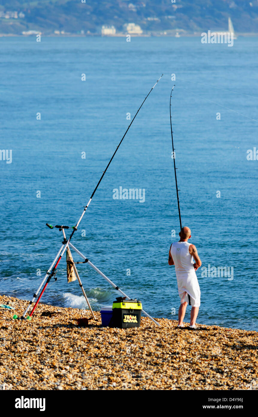 die Salzwiesen und die Lagune erstellt von Hurst spucken die Sandbank zwischen Keyhaven und Milford auf Meer Hampshire England uk Stockfoto