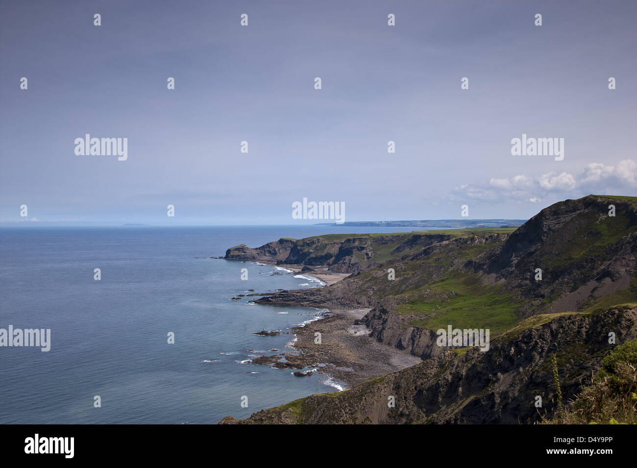 South West Coast Path, Boscastle Crackington Hafen Stockfoto