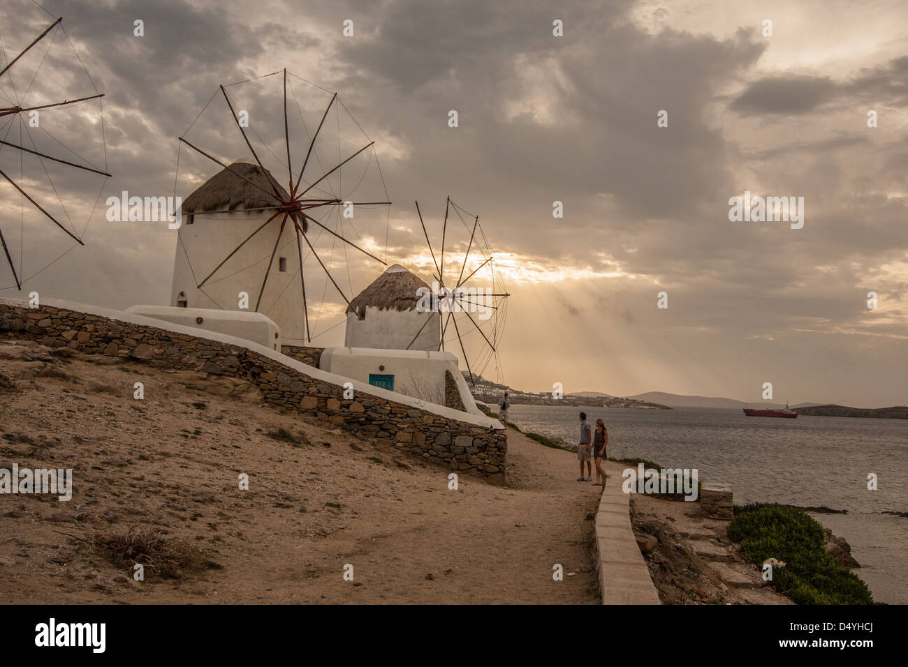 Foto von Santorini, Griechenland Stockfoto