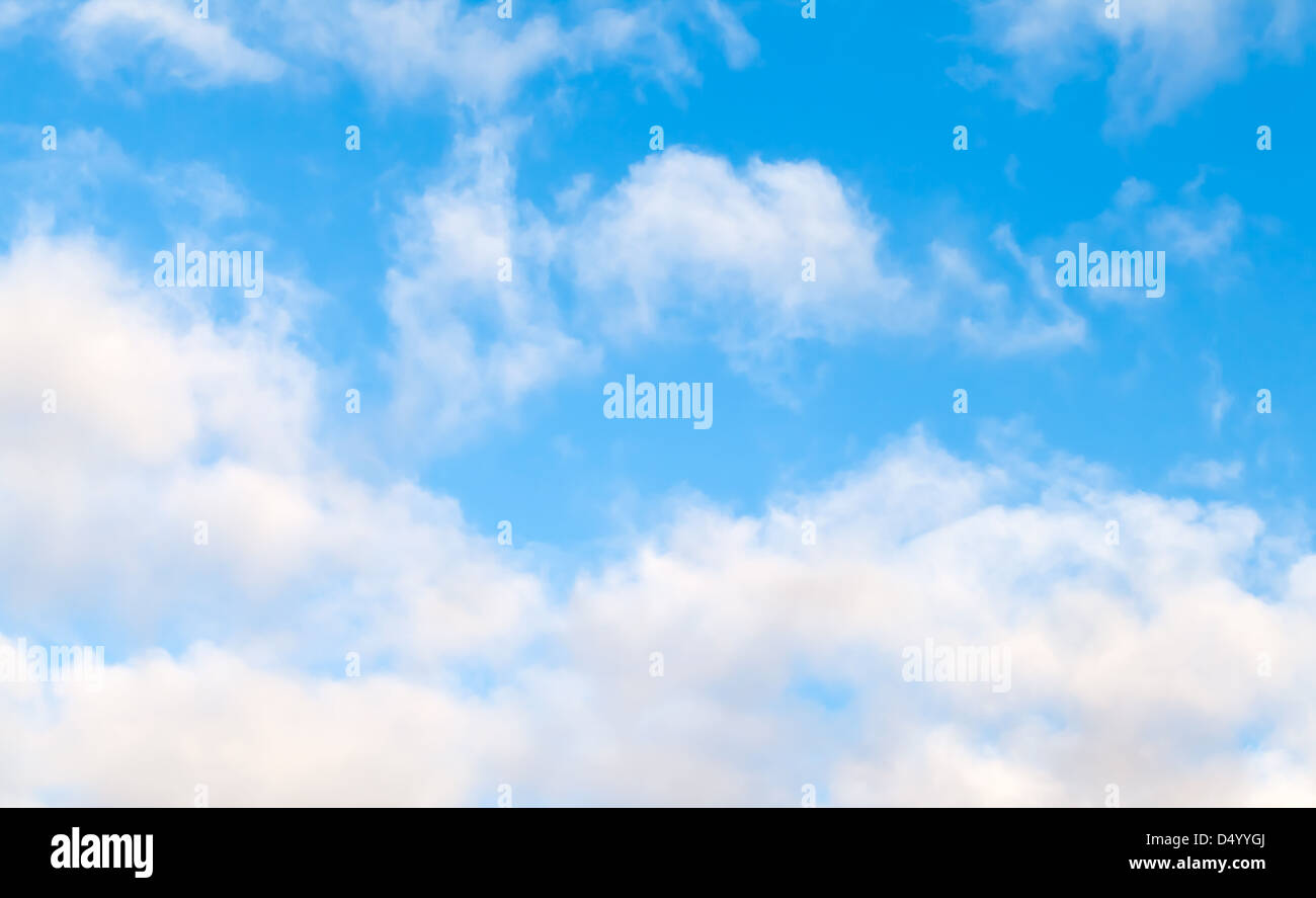 Bewölkten Himmel Hintergrundtextur Stockfoto