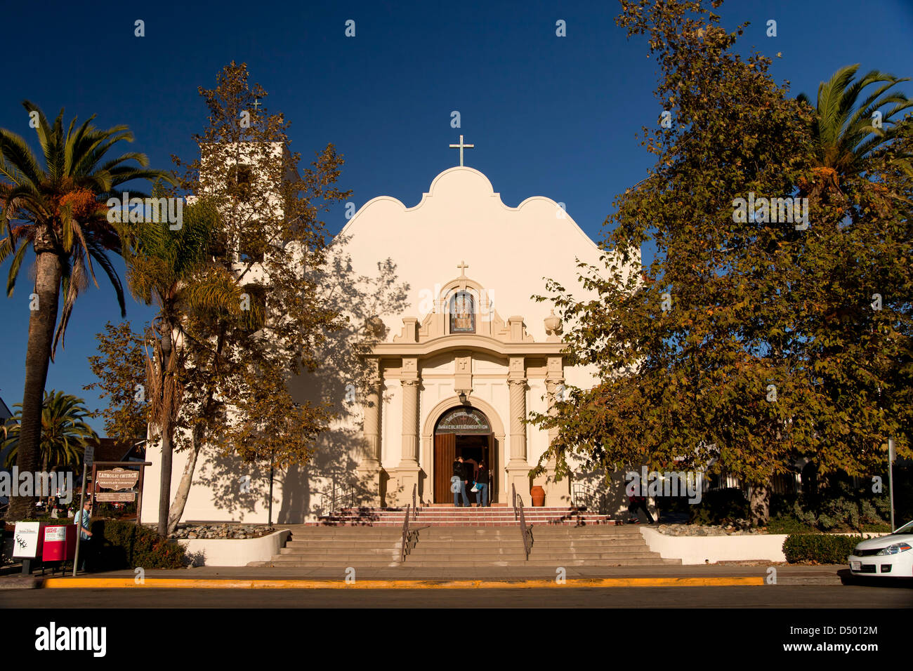 Katholische Kirche der Unbefleckten Empfängnis, Old Town State Park, San Diego, Kalifornien, Vereinigte Staaten von Amerika, USA Stockfoto