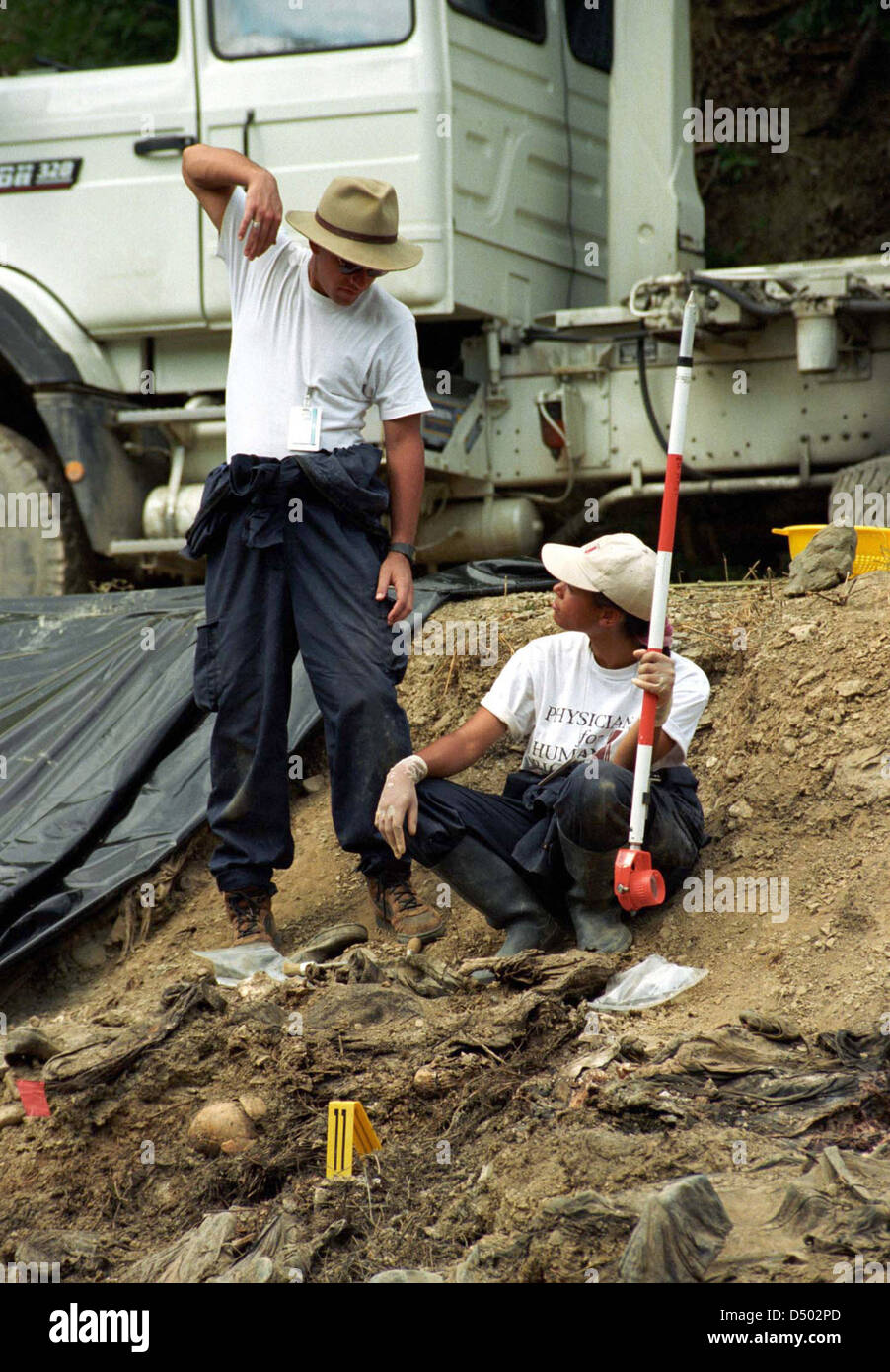 Der Krieg im ehemaligen Jugoslawien Stockfoto