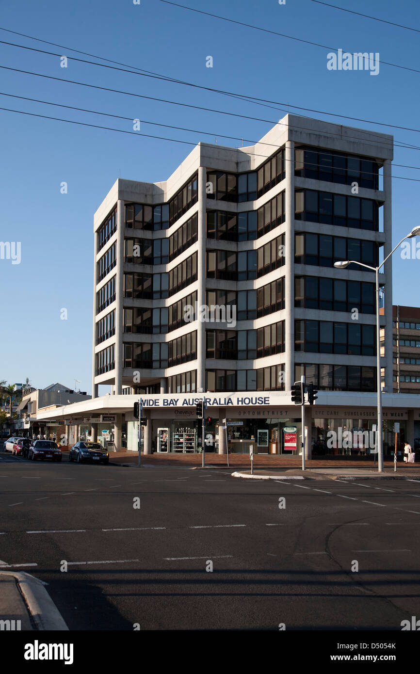 Wide Bay Gebäude Gebäude Woongarra und Barolin Straßen, Wide Bay Burnett, Bundaberg, Queensland, Australien Stockfoto